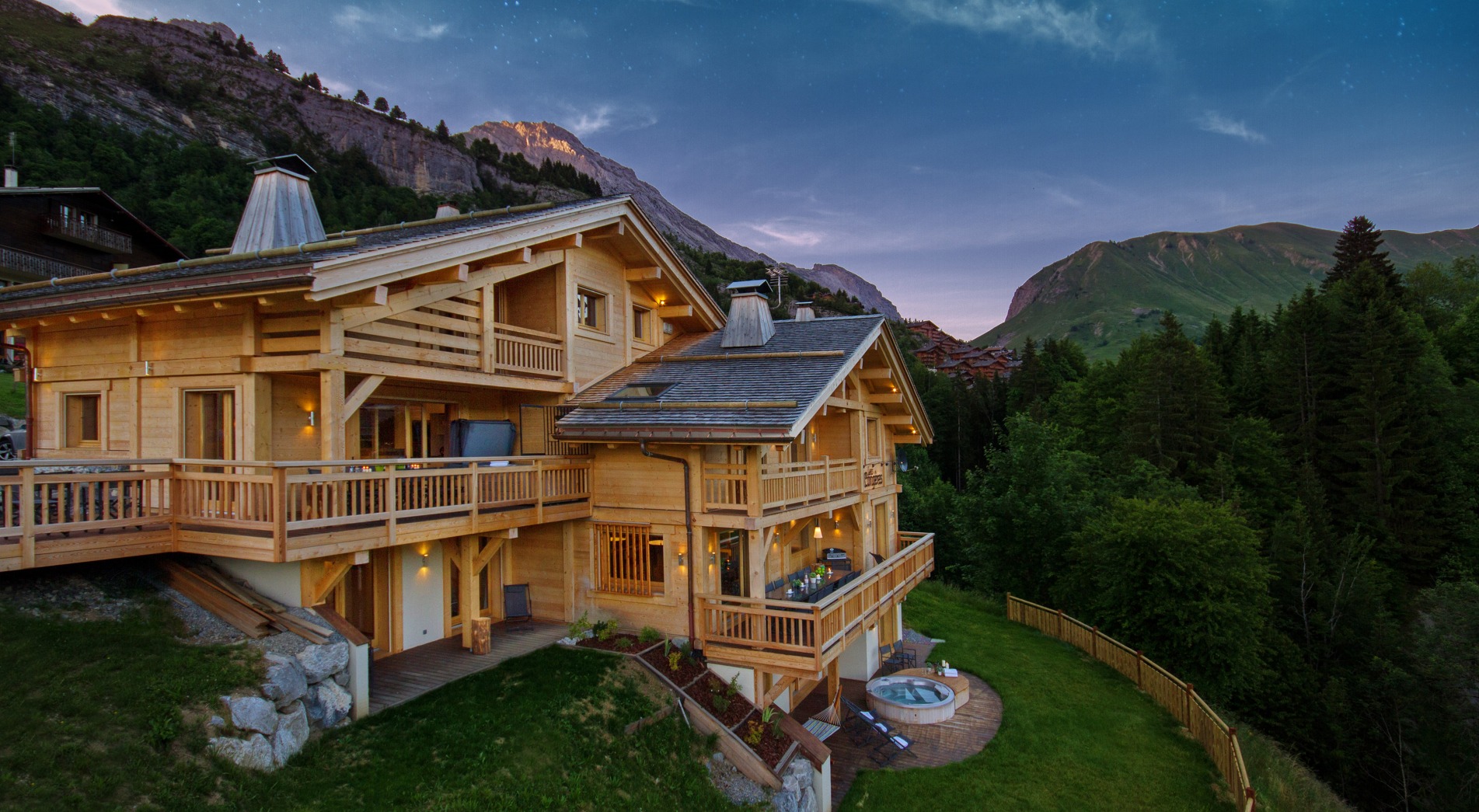 Chalet Chalet Meringue au Grand-Bornand – vue extérieure