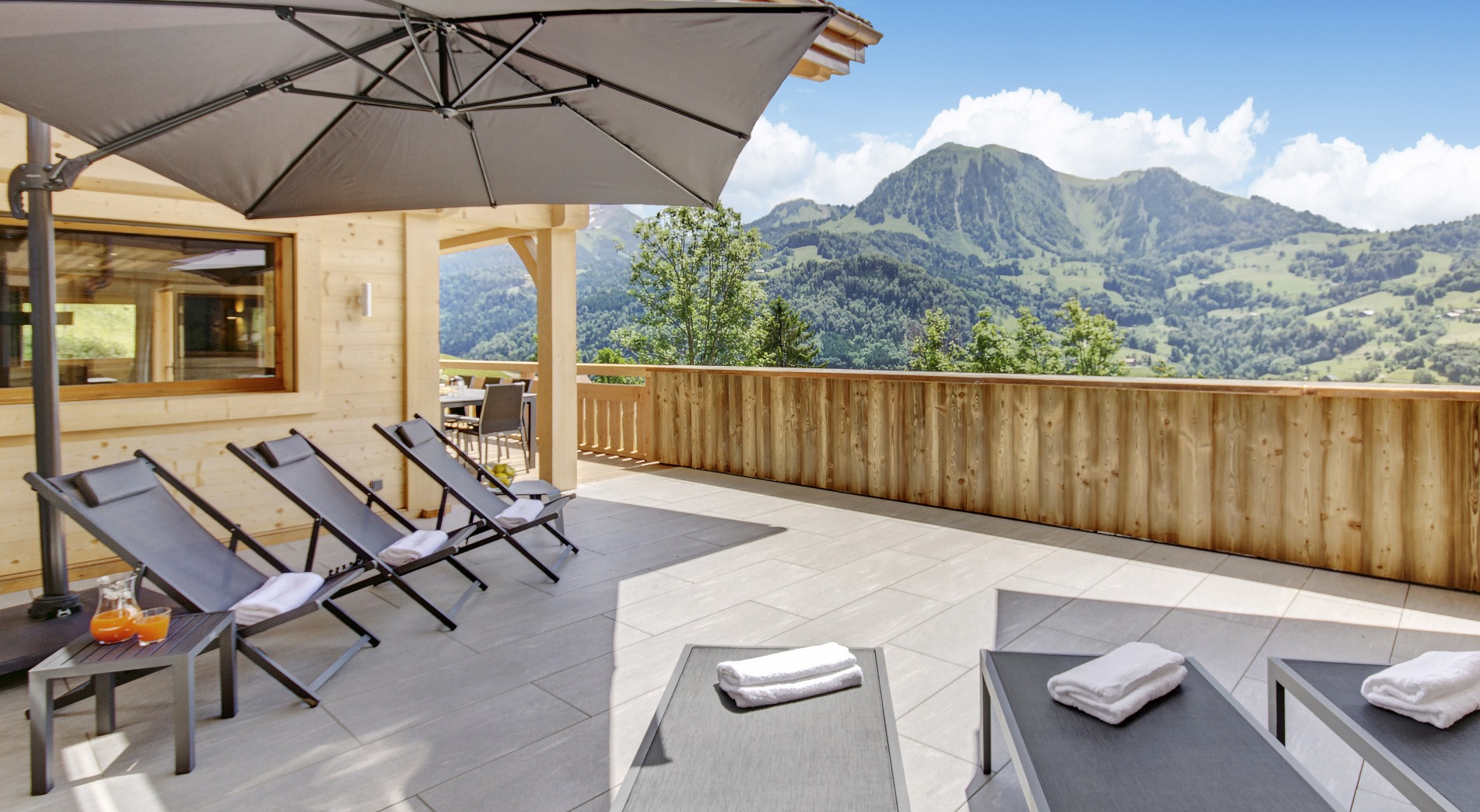 Chalet Chalet Nougat à Manigod – vue extérieure