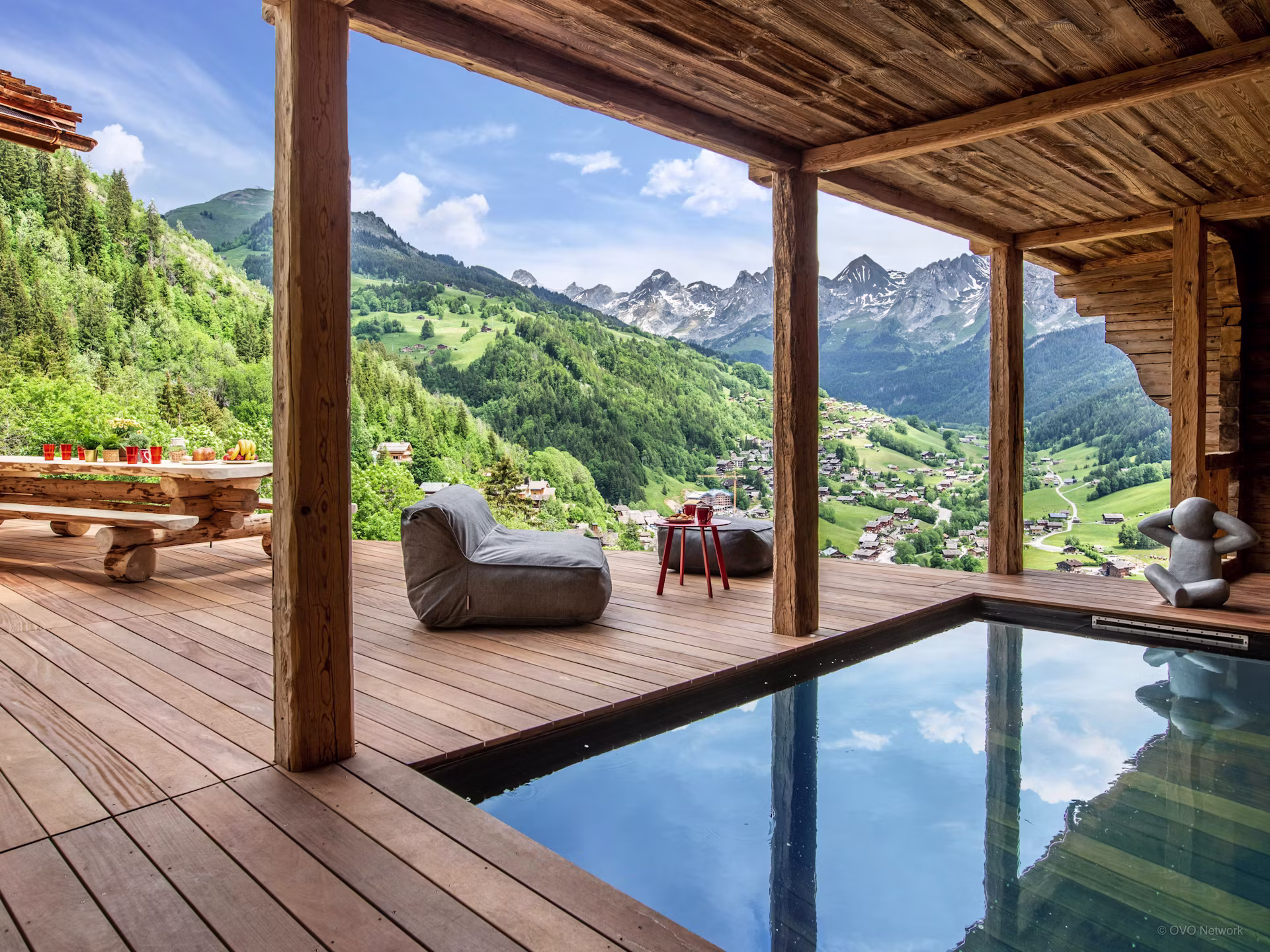 Chalet Chalet HappyView au Grand-Bornand – vue extérieure